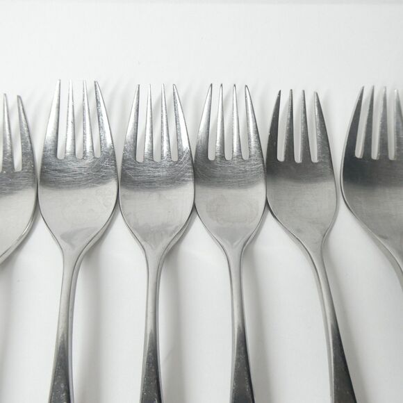 Lauffer Towle Design 2 Stainless Japan 21pc Flatware Lot Forks 18/8 MCM Vintage - Picture 4 of 15